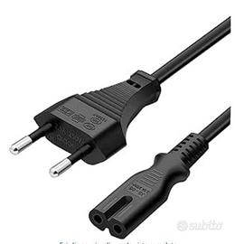 CAVO ELETTRICO 220 VOLT BIPOLARE 1 METRO A 2 POLI