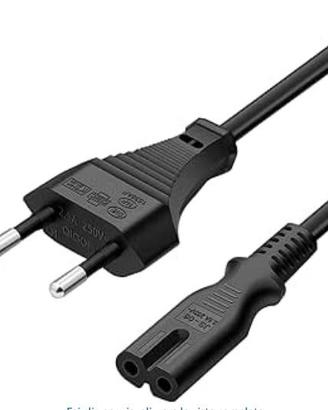 CAVO ELETTRICO 220 VOLT BIPOLARE 1 METRO A 2 POLI