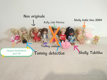 Shelly, Bratz, Polly Pocket