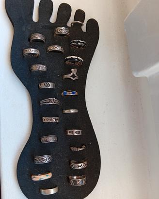 anelli in argento 925 per i piedi