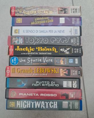 Lotto 10 VHS Film d'Autore – Grande Cinema Vintage