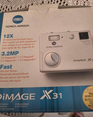 Konica Minolta DiMAGE X31 Vintage Y2K Digicam CCD