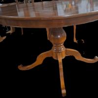 tavolo tondo e sedie