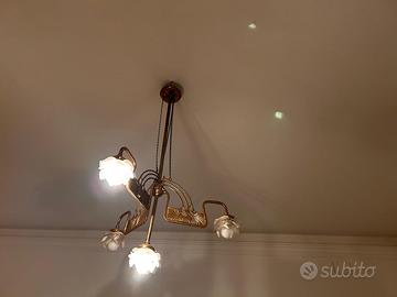 lampadario stile Liberty