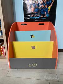 Libreria bambini frontale montessoriana