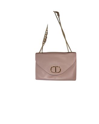 Borsa Twinset rosa cipria con tracolla