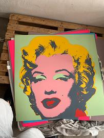 Silkscreen Andy Warhol "Marylin Sunday b. morning