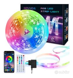 HOVVIDA Striscia LED, 1X10m,RGB LED/Metro