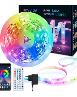 HOVVIDA Striscia LED, 1X10m,RGB LED/Metro