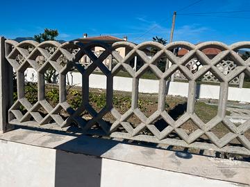 recinzione modulare prefabbricata in cemento