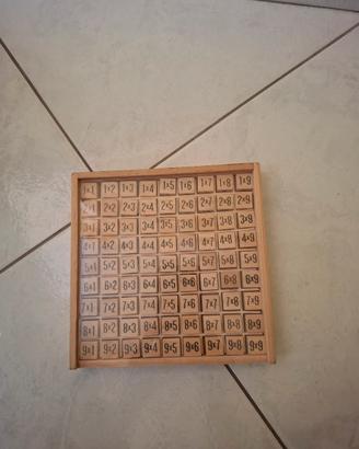 Gioco per imparare le tabelline