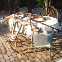 Attrezzi agricoli antico giogo