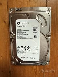 Seagate Desktop HDD 2TB SATA HDD 3.5" Serial ATA I