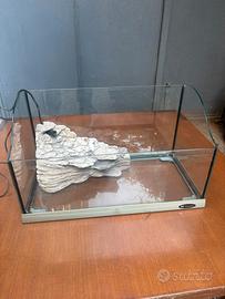 Acquario per pesci o tartarughe in vetro