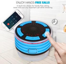 HAISSKY Altoparlante Bluetooth Impermeabile doccia