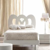 Letto Queen testiera a forma corona