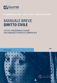 📚 Manuale Breve di Diritto Civile Giuffrè (NUOVO)