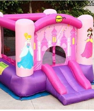 CASTELLO GONFIABILE PER BAMBINI SCIVOLO/CANESTRO