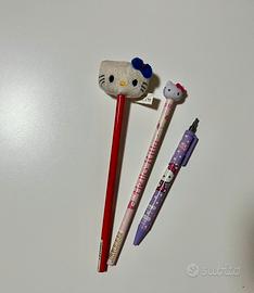 Penna e lapis (matite) Hello Kitty - Sanrio