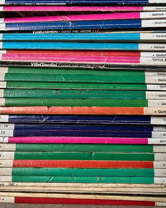 Riviste architettura Ville e Giardini anni 70"