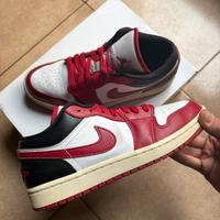 Nike Jordan 1 Low tg. 40 red/black Chicago