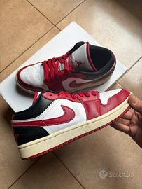 Nike Jordan 1 Low tg. 40 red/black Chicago