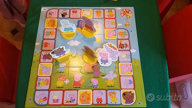 PEPPA PIG Gioco + libricino + 8 mini puzzle –usati