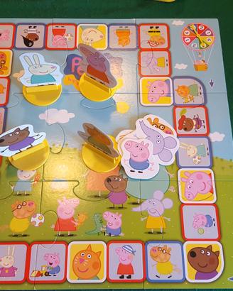 PEPPA PIG Gioco + libricino + 8 mini puzzle –usati