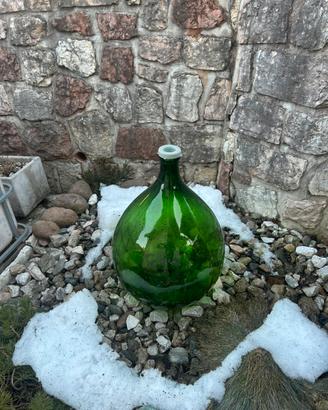 Damigiane / Ampolle vetro vintage per arredamento