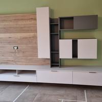 PARETE ATTREZZATA per SOGGIORNO