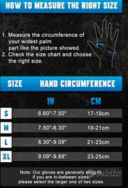 Guanti per palestra uomo