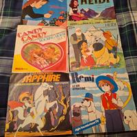 45 giri in vinile cartoni animati anni '80