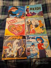 45 giri in vinile cartoni animati anni '80