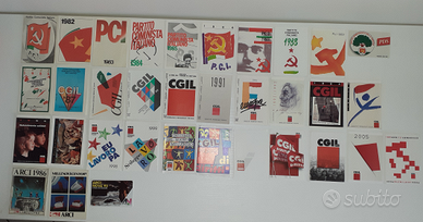 Vecchie tessere pci , pd , cgil , arci