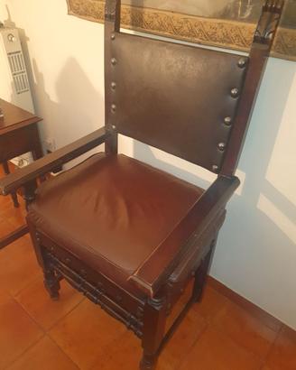 Sedia stile rinascimento