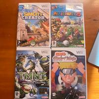 Lotto 4 Giochi Nintendo Wii - Mario Party 8, Narut