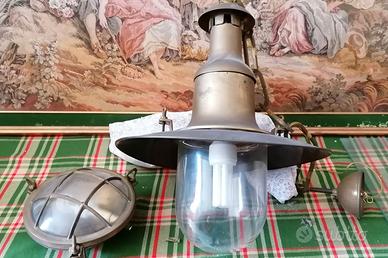 lampadario moderno con applique stile marinaro