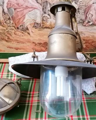 lampadario moderno con applique stile marinaro