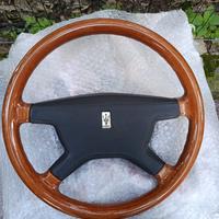 Volante Maserati biturbo/spider legno  d'epoca