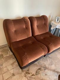 Poltrone vintage di design in velluto