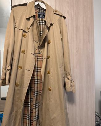 Trench Burberrys uomo lungo taglia 52