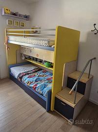 Letto a castello scorrevole Doimo Roy