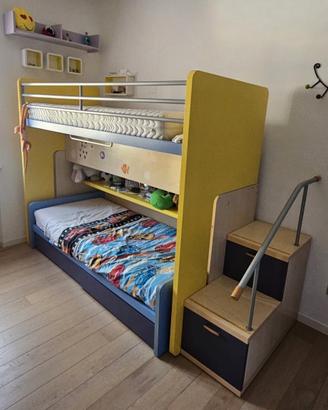 Letto a castello scorrevole Doimo Roy