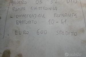 Differenziale post rapporto 10-41 pajero 05 3.2