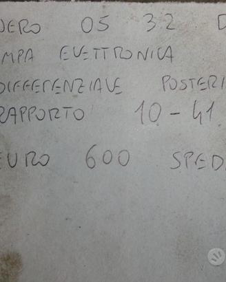 Differenziale post rapporto 10-41 pajero 05 3.2