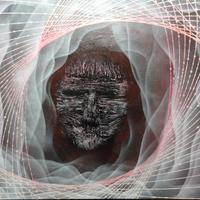 Dipinto acrilico spray su tela cm 130x60