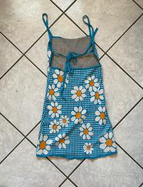Mini Dress Vestitino A Fiori Estivo