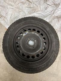 Gomme invernali 185/65 R15 su cerchi in ferro