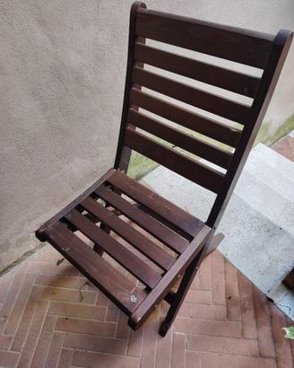 sedie in legno da esterno