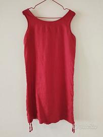 Abito vestito in lino 100%  Made in Italy